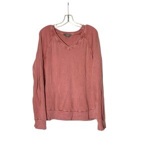 🌵Natural Reflections Waffle Knit Faded Salmon/Coral Pink Shirt Small🌵